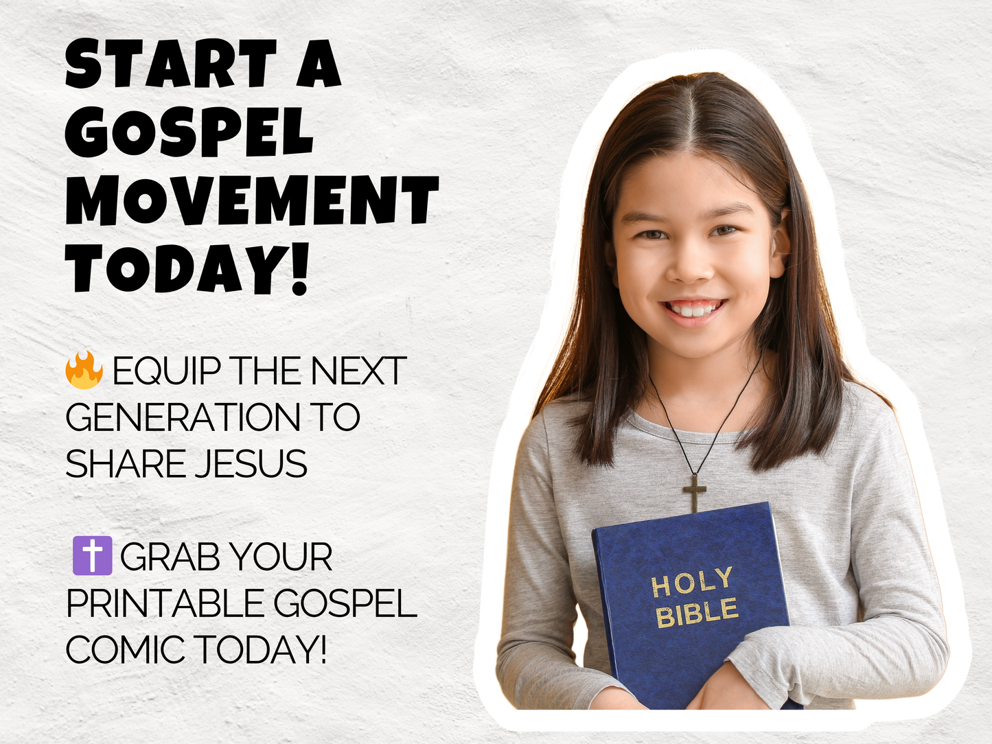 Comic Book Gospel Tract |  12 Page Graphic Novel to Share Jesus' Good News | Printable Evangelism Tool | Sinner's Prayer Included