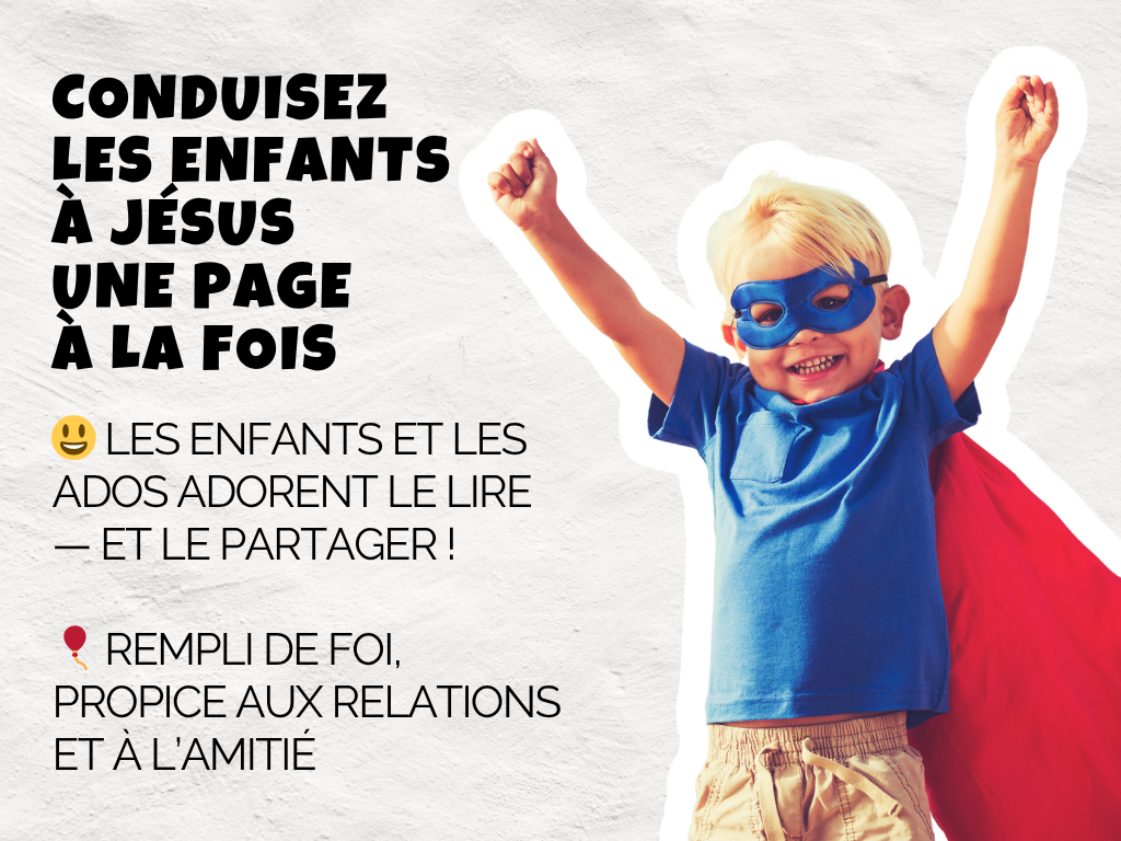 Bande dessinée chrétienne imprimable — tract de l’Évangile pour enfants et ados | Plan du salut | Format lettre + livret | Heart and Hyssop