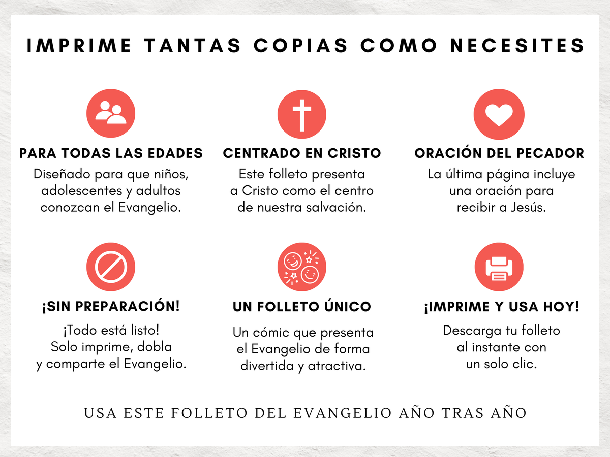 Folleto Evangelístico Cristiano en Cómic para Niños y Adolescentes (PDF Imprimible)