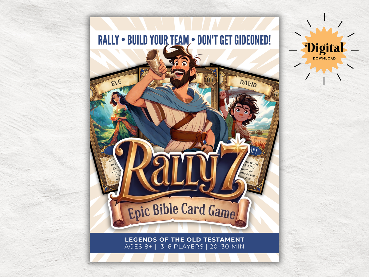 Printable Bible Card Game for Kids & Teens, Christian Family Game, Sunday School Youth Group Game, Old Testament Homeschool Game PDF