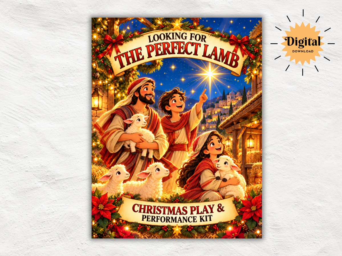 Looking for the Perfect Lamb | Complete Christian Christmas Play Kit