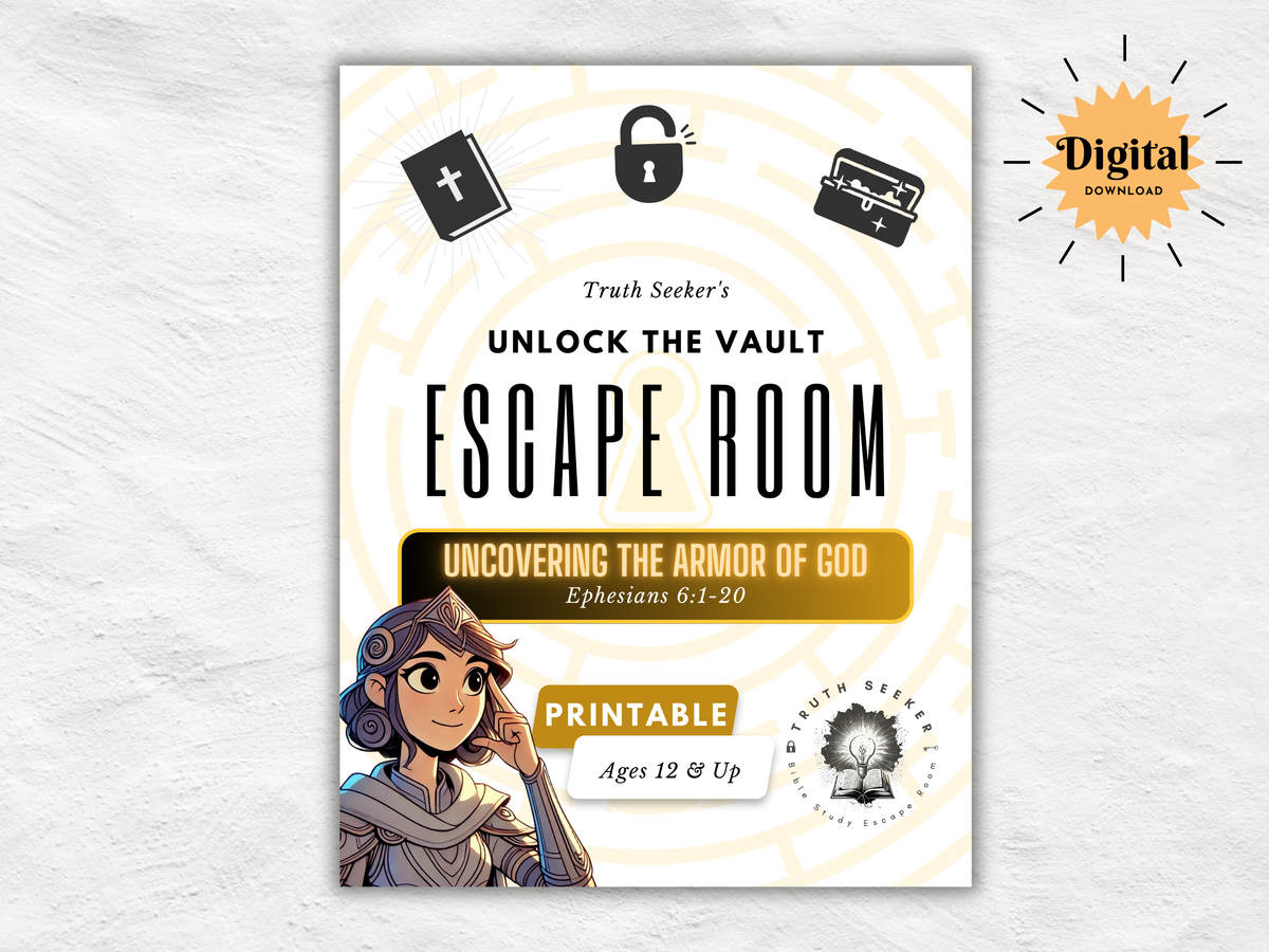 Armor of God Bible Study Escape Room – Printable Ephesians 6 Game