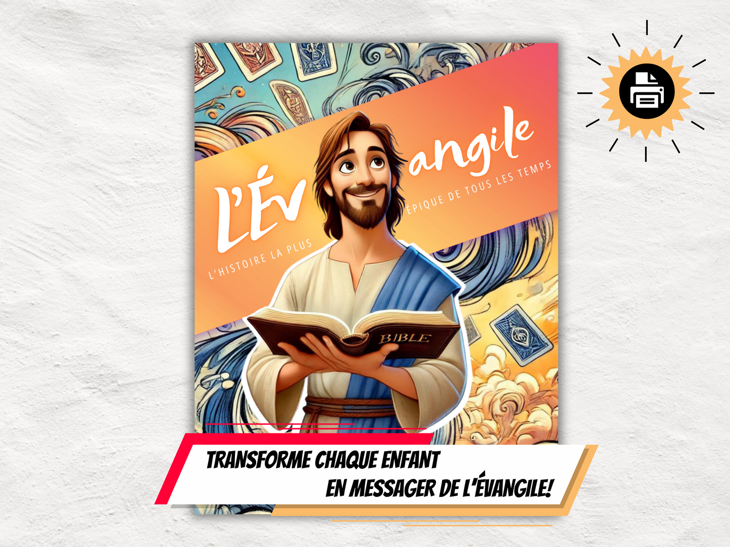 Traité BD Évangile à imprimer. Menez les enfants à Christ avec assurance. Outil d’évangélisation fun et téléchargeable pour tout âge.