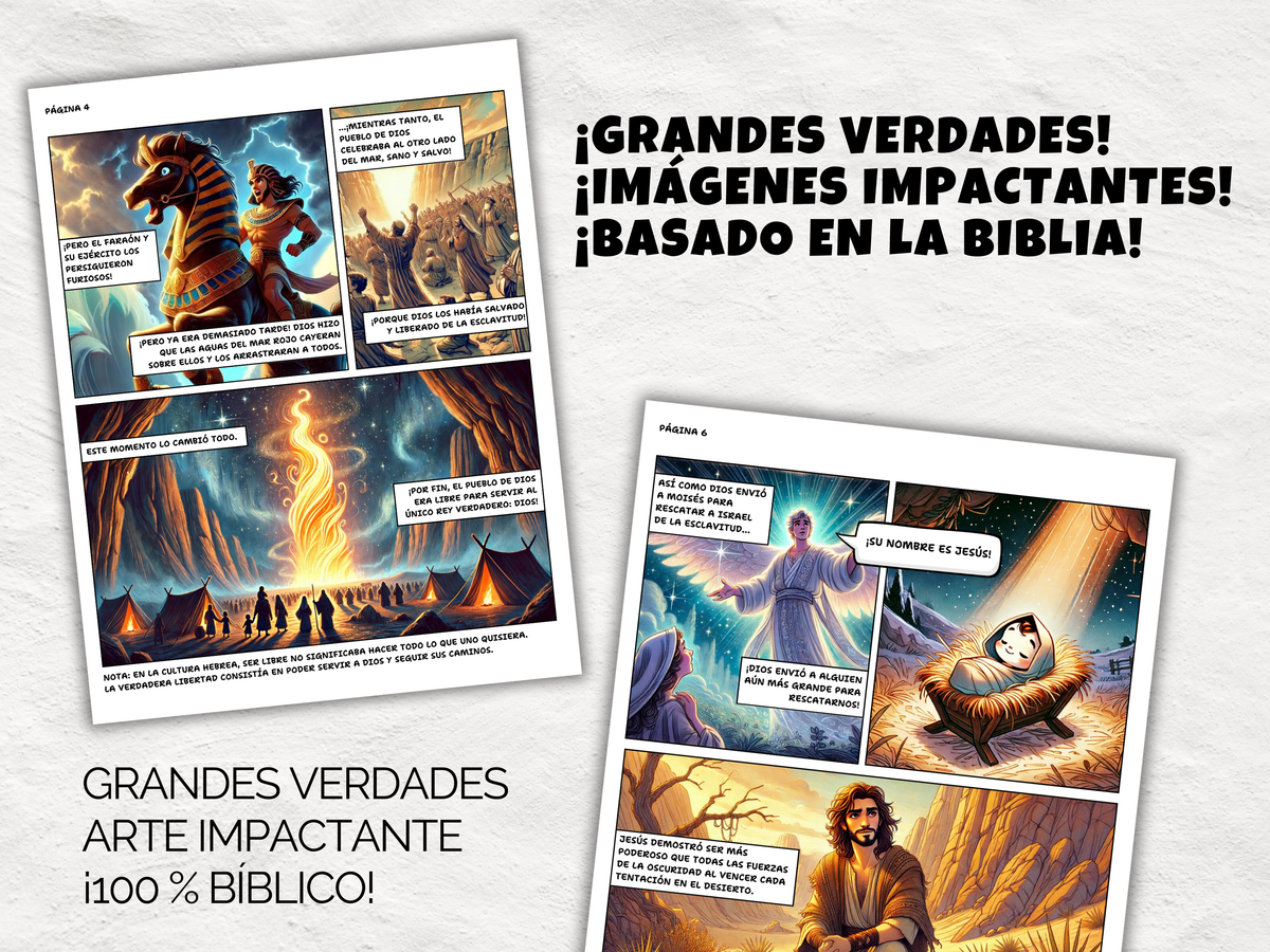 Folleto Evangelístico Cristiano en Cómic para Niños y Adolescentes (PDF Imprimible)