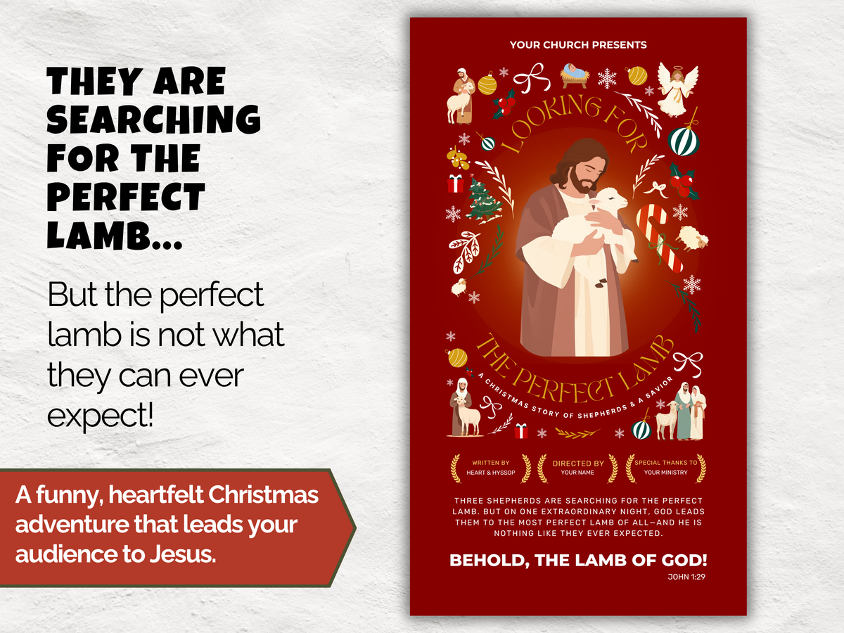Looking for the Perfect Lamb | Complete Christian Christmas Play Kit