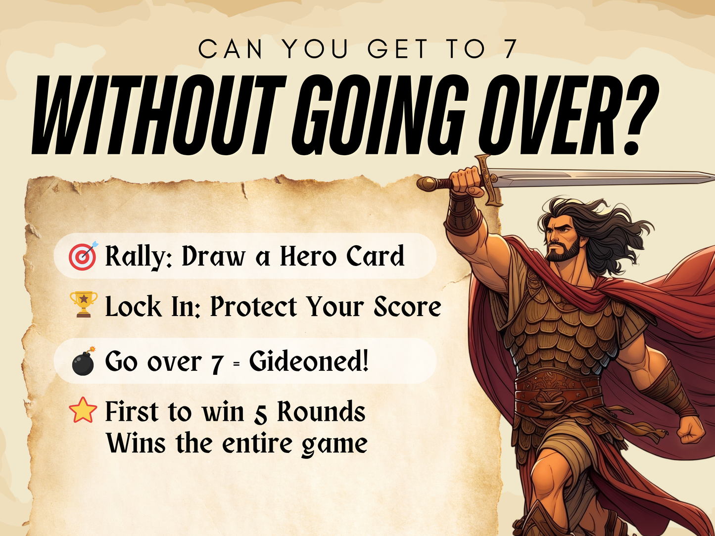 Rally 7 New Testament Bible Card Game | Printable Christian Game for Kids & Teens | Sunday School, Youth Group, Homeschool, Bible Study