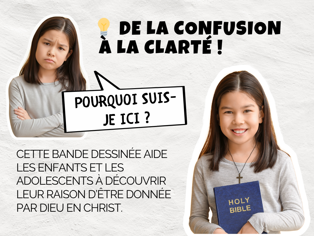 Bande dessinée chrétienne imprimable — tract de l’Évangile pour enfants et ados | Plan du salut | Format lettre + livret | Heart and Hyssop