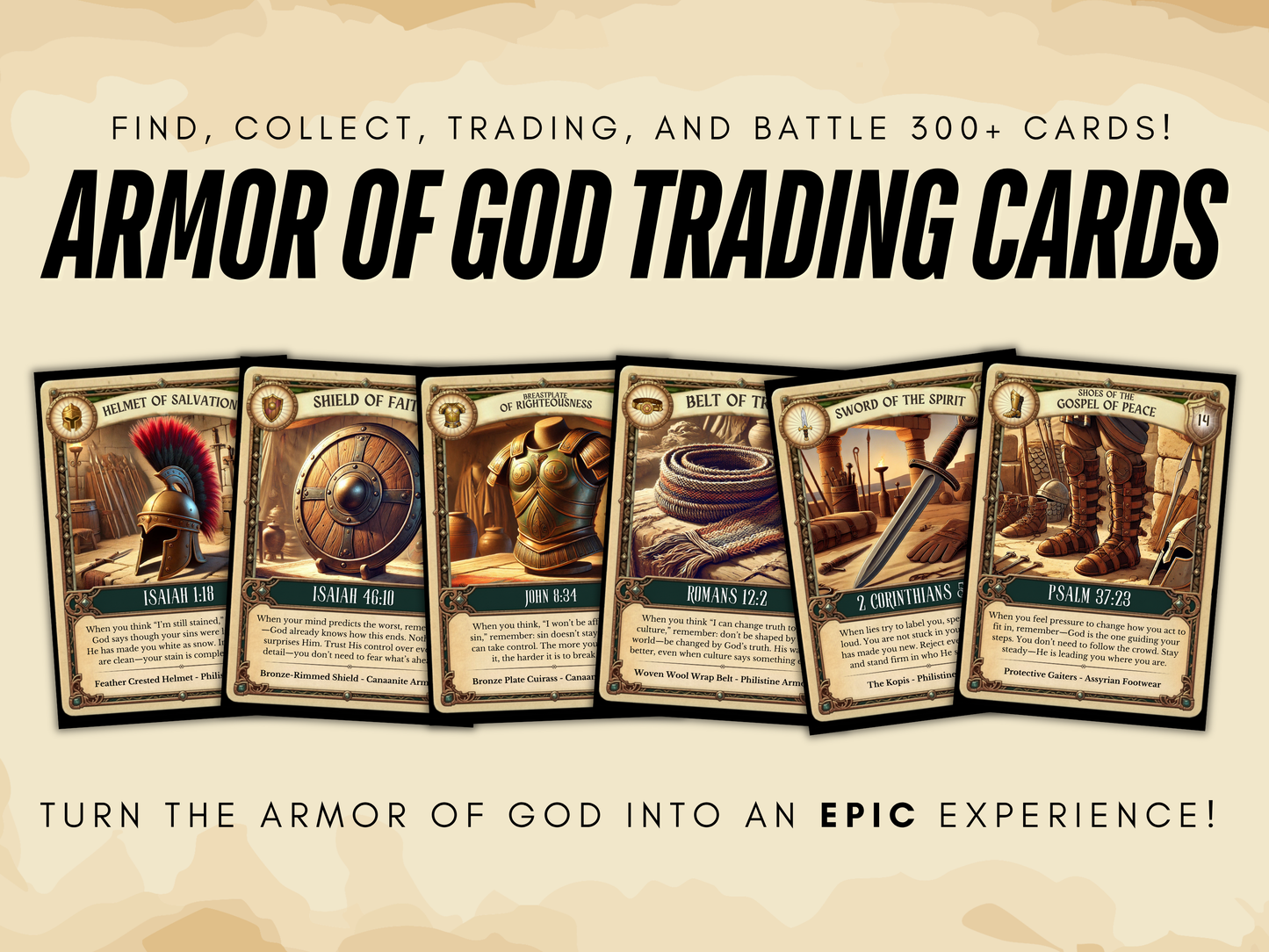 Loot and Legends Christian Youth Group Game | Armor of God Printable Game | VBS Large Group Activity | Church Camp Team Game for Kids and Teens