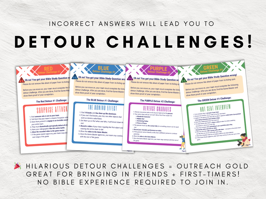Bible Study Christmas Escape Room for Teens – Isaiah 9 Game | Youth Group Printable | Christian Christmas Activity | Inductive Study Tool