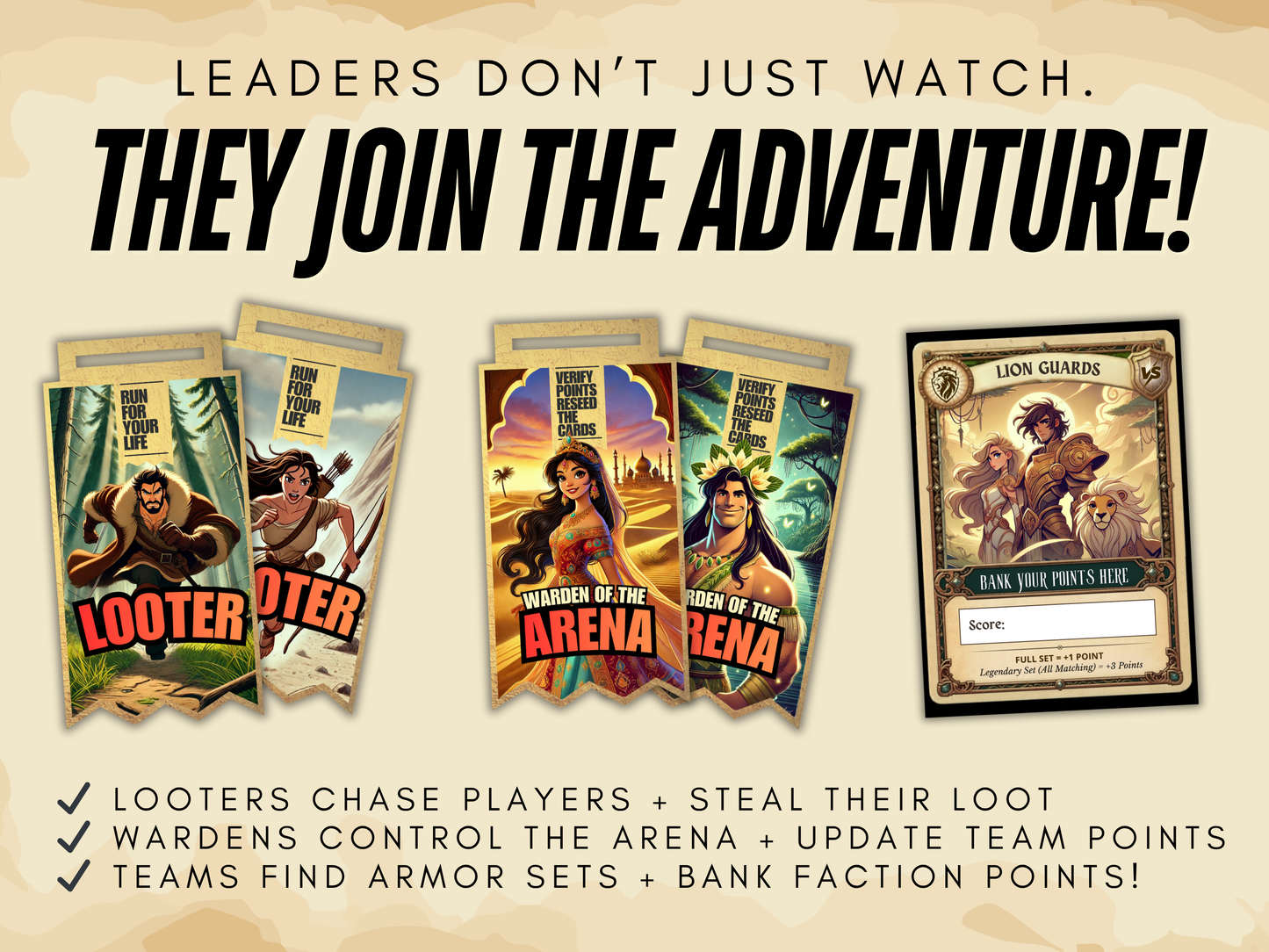 Loot and Legends Christian Youth Group Game | Armor of God Printable Game | VBS Large Group Activity | Church Camp Team Game for Kids and Teens
