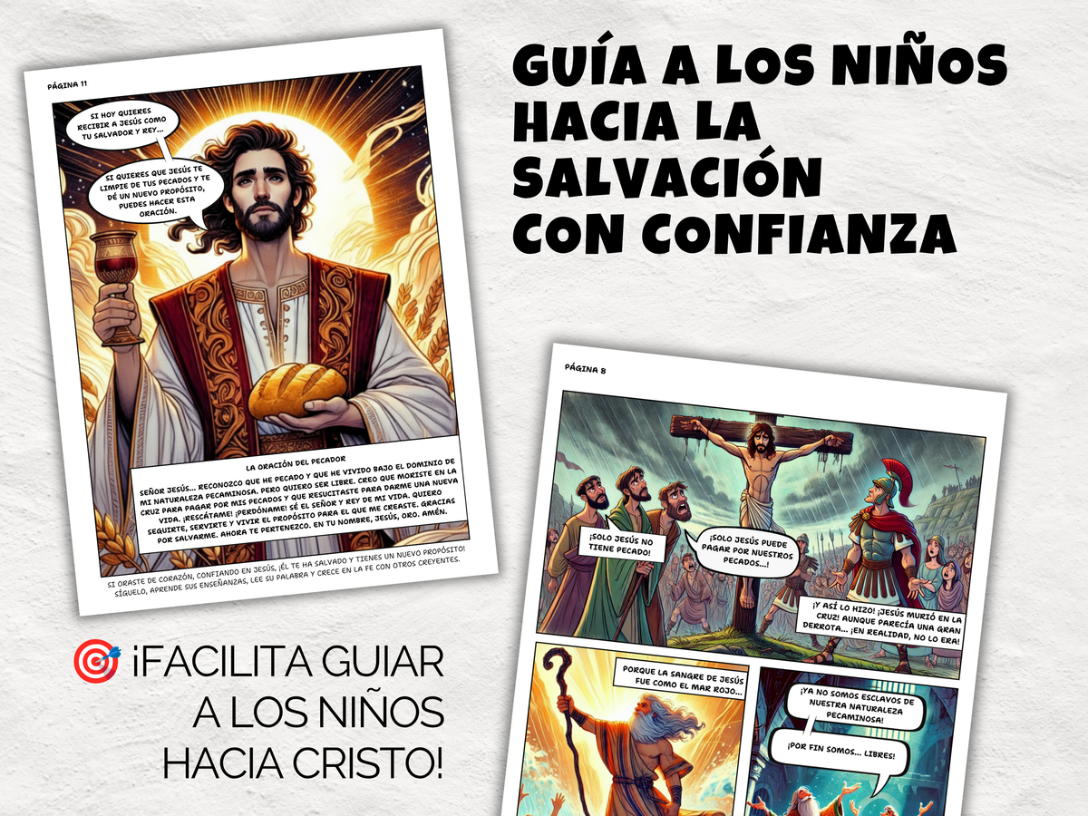 Folleto Evangelístico Cristiano en Cómic para Niños y Adolescentes (PDF Imprimible)