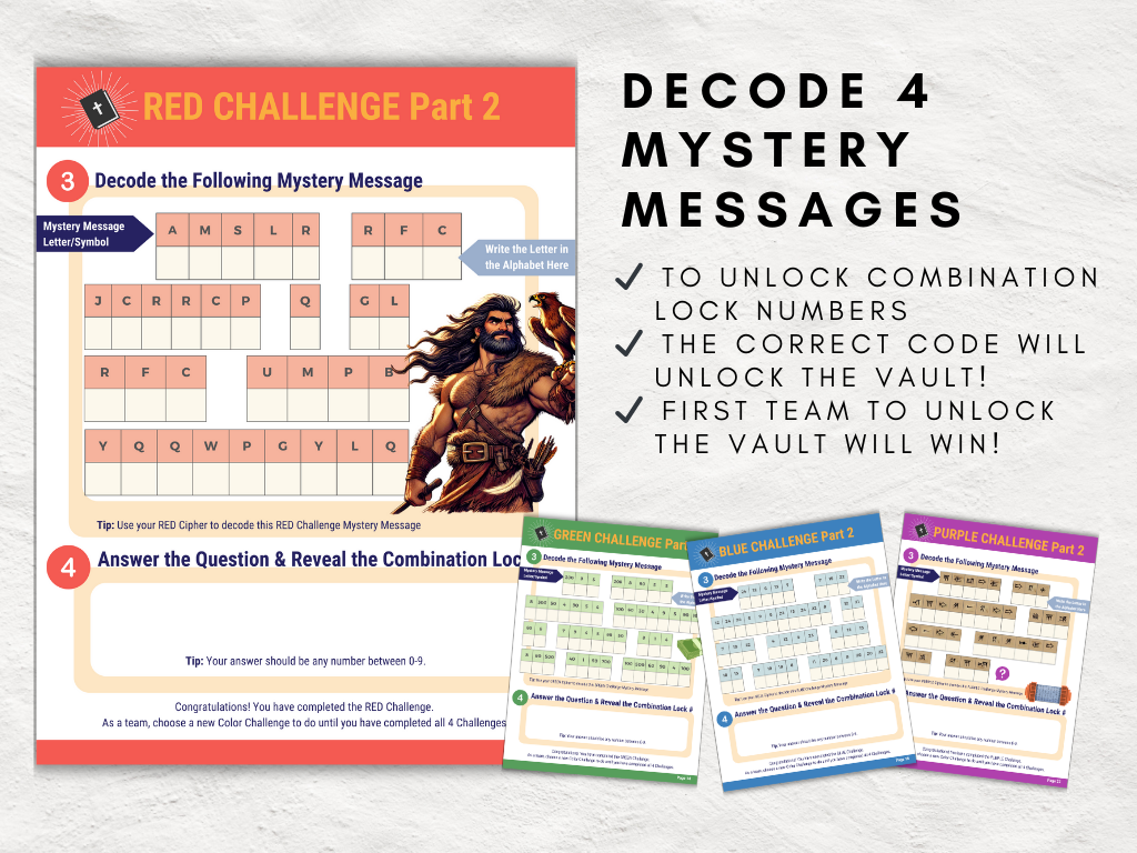 Bible Study Christmas Escape Room for Teens – Isaiah 9 Game | Youth Group Printable | Christian Christmas Activity | Inductive Study Tool