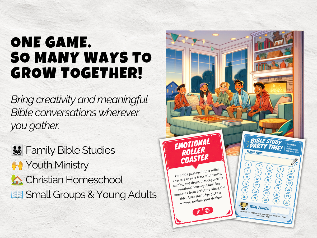 Bible Study Party Time! – Printable Bible Study Card Game