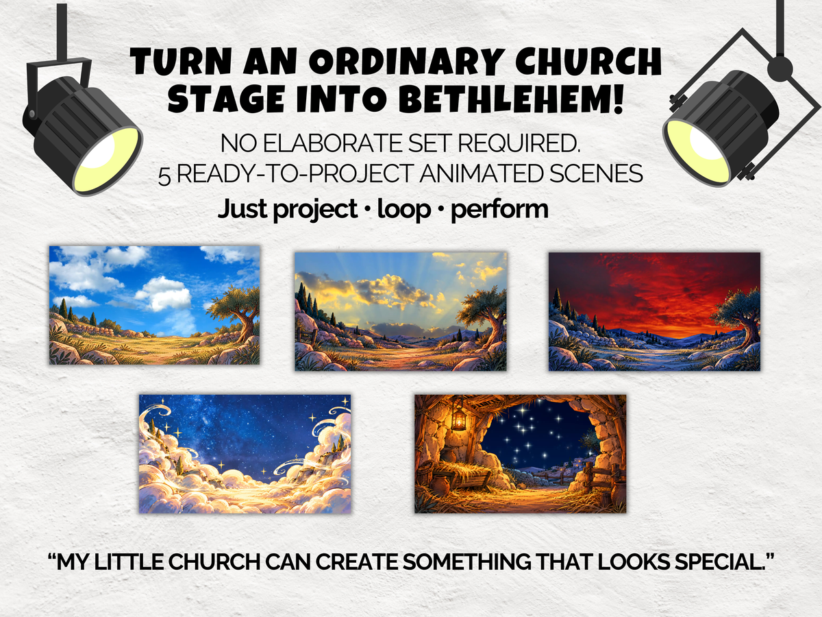 Looking for the Perfect Lamb | Complete Christian Christmas Play Kit