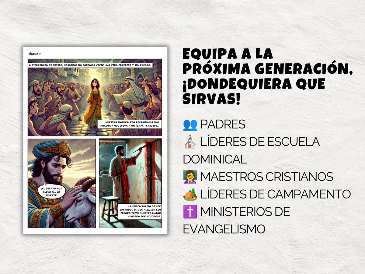 Folleto Evangelístico Cristiano en Cómic para Niños y Adolescentes (PDF Imprimible)