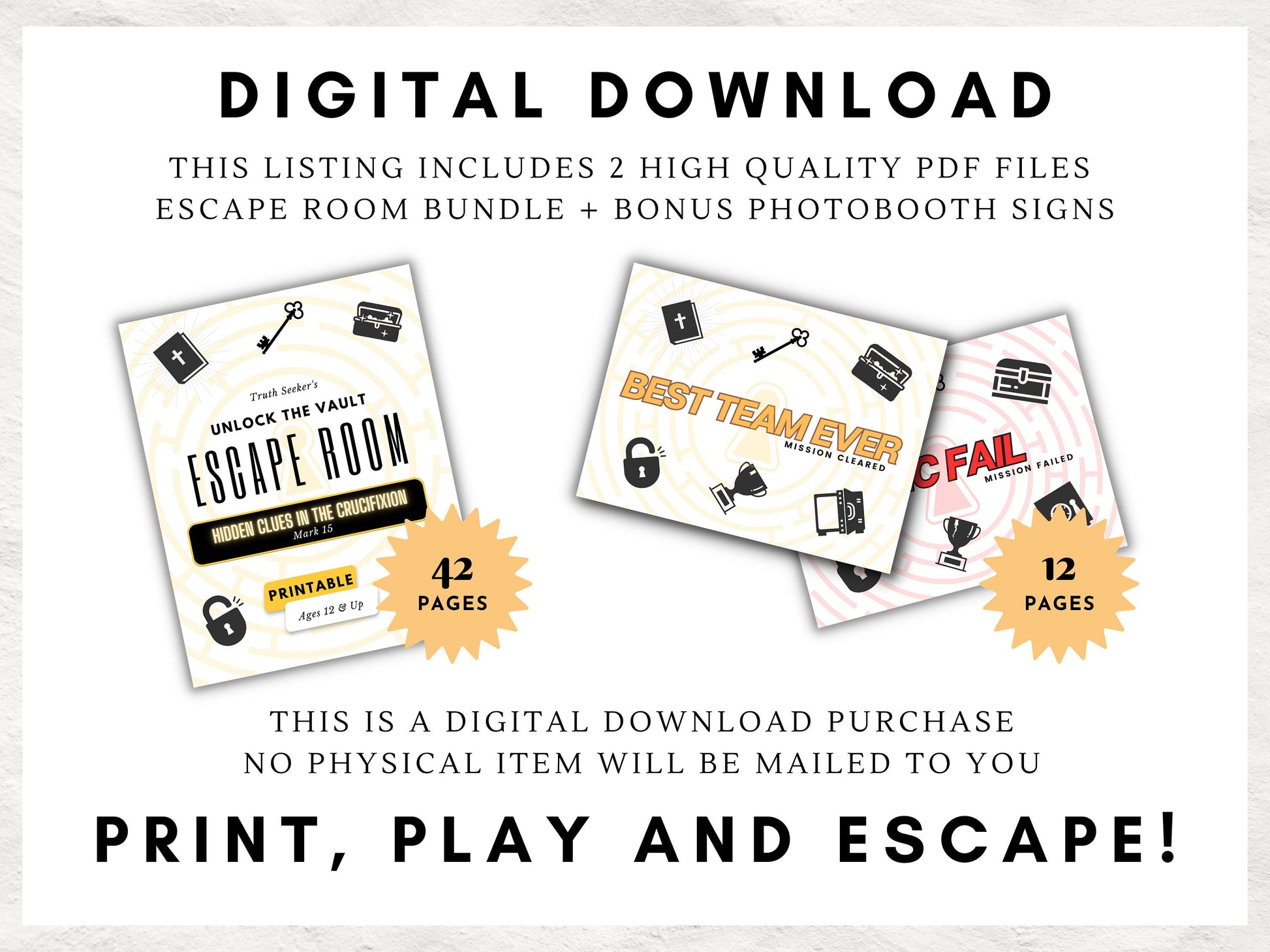 bible-study-escape-room-game-easter-and-good-friday-printable-kit-fo-heart-and-hyssop-store for Free Printable Escape Room Kit Bible Study Escape Room Game | Easter and Good Friday Printable Kit fo – Heart and Hyssop Store for Free Printable Escape Room Kit