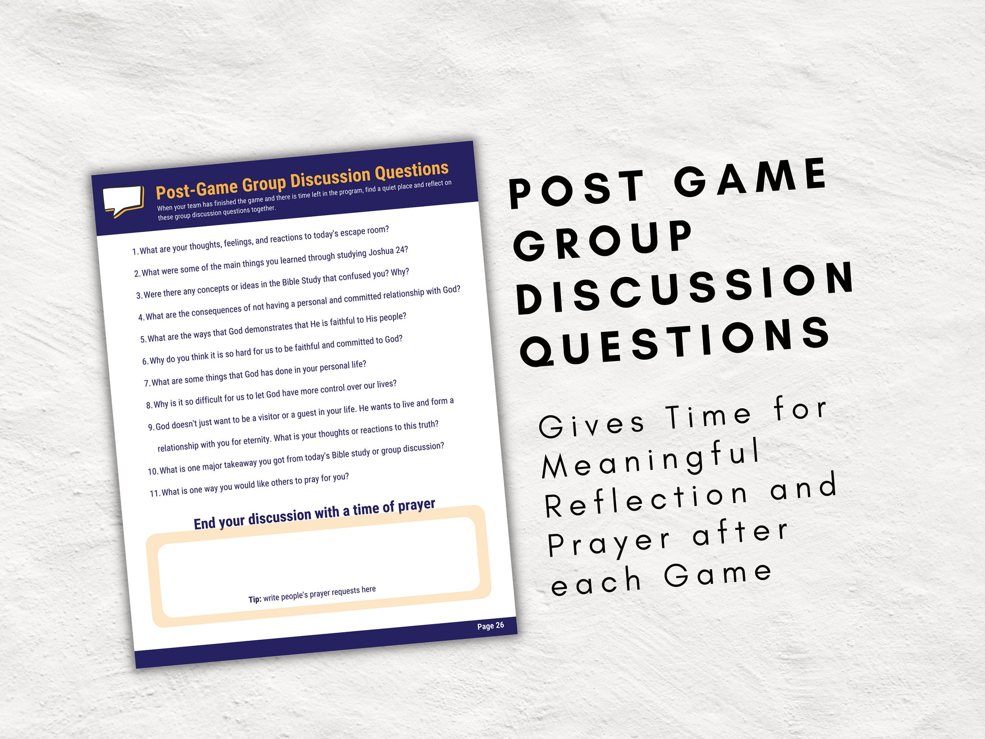 KJV Bible Study Escape Room Quest | Joshua 24 | Interactive Bible Study Escape Room Game | Engaging Printable Kit for Teens & Adults