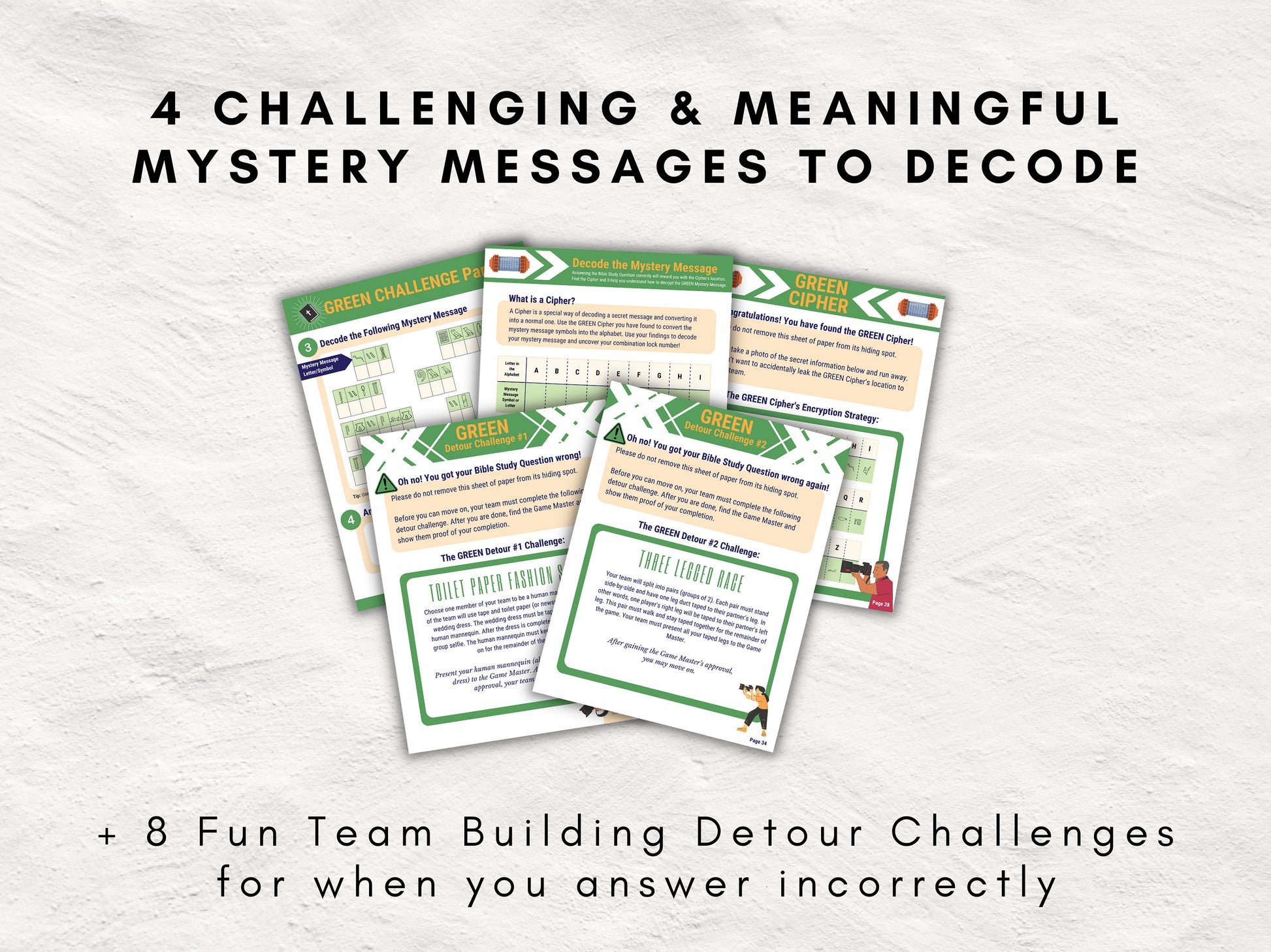 KJV Bible Study Escape Room Quest | Joshua 24 | Interactive Bible Study Escape Room Game | Engaging Printable Kit for Teens & Adults