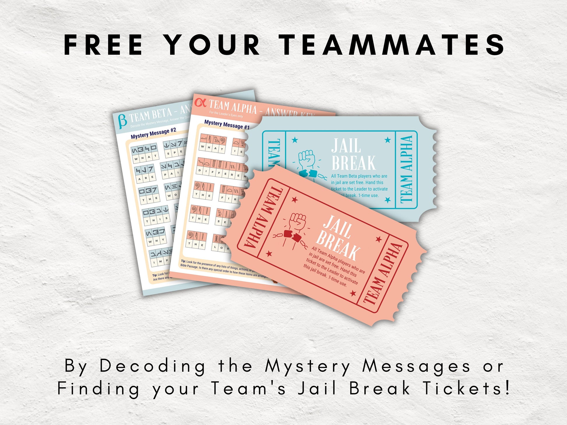 Capture the Flag Bible Study Game | Unlock the Lessons within the Lord's Prayer | Fun & Interactive Game for Christian Youth Fellowship